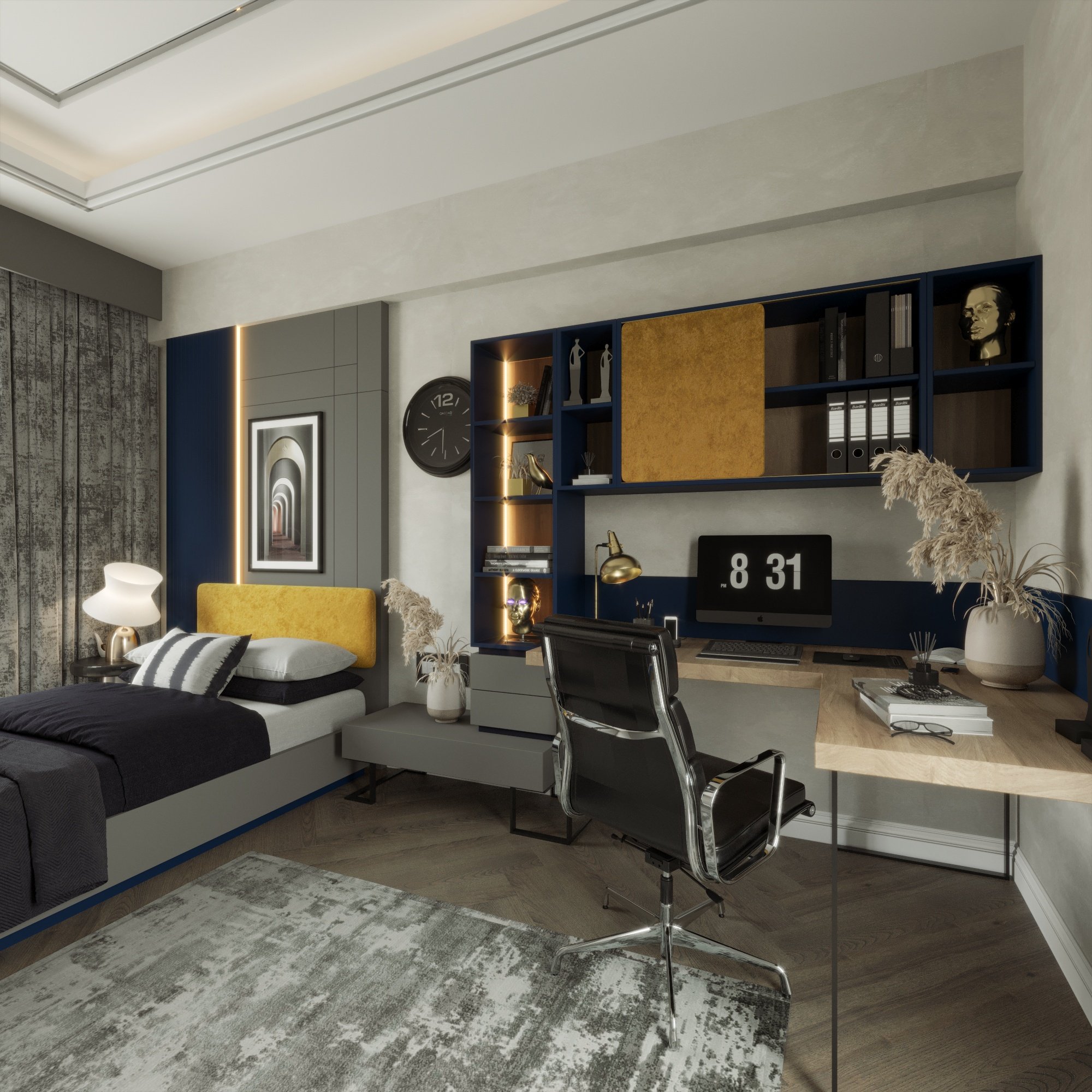 A.O. Evi _ Genç Odası 2 - Kayseri — görsel 2 A.O. Evi _ Genç Odası 2 - Kayseri — Kayseri Ev mobilyası, görsel 2 — Akkök Mobilya