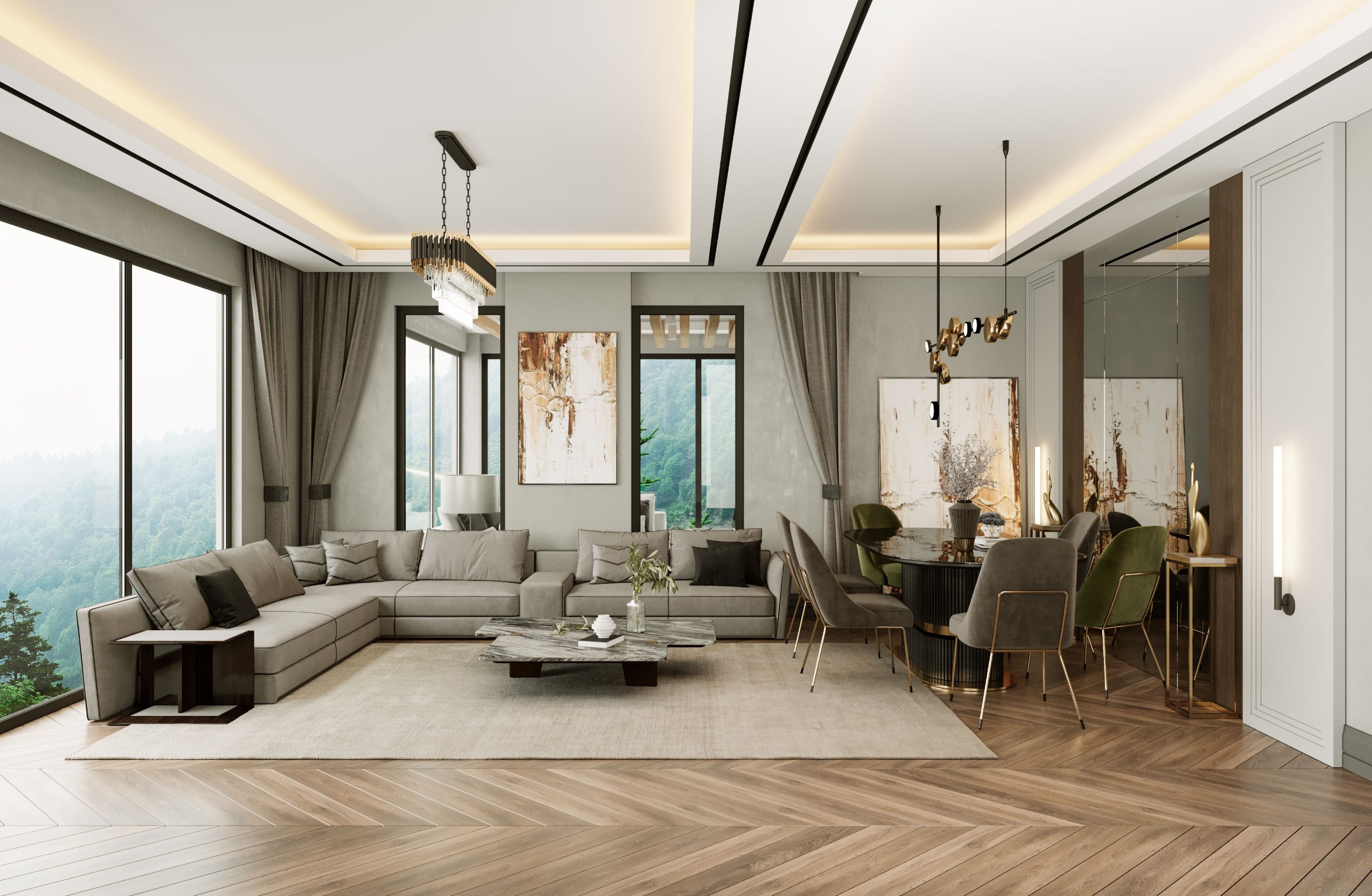 N. Yapı - Villa - Kayseri — görsel 17 N. Yapı - Villa - Kayseri — Kayseri Villa mobilyası, görsel 17 — Akkök Mobilya
